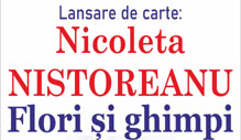 Lansare de carte Nicoleta Nistoreanu, la Biblioteca Județeană Neamt