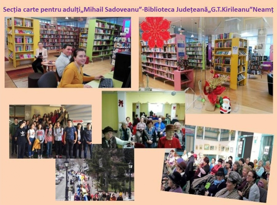 Secţia carte pentru adulţi „Mihail Sadoveanu”